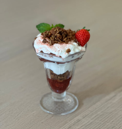Koyo Berry Brown Butter Granola Parfait