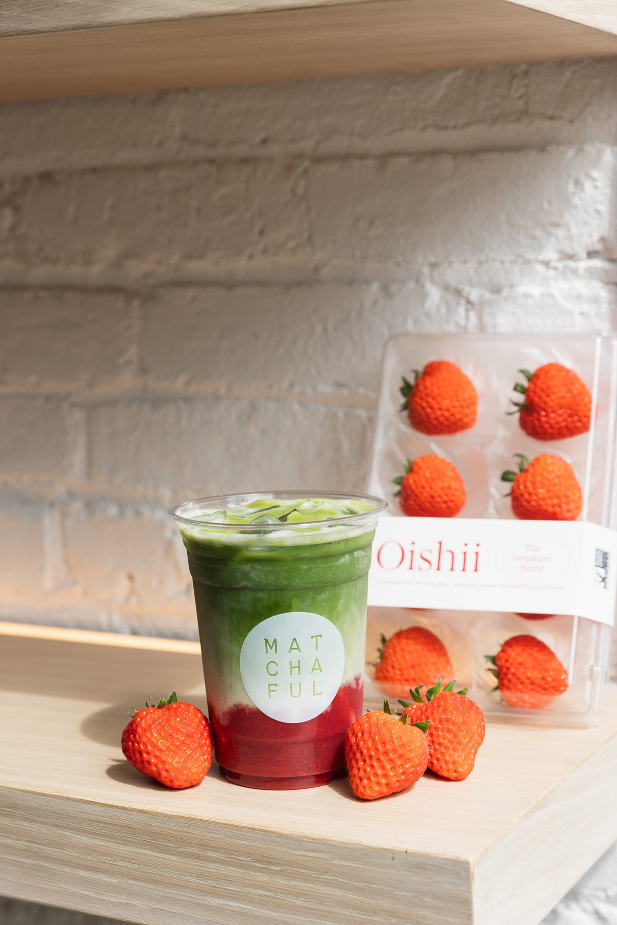 Oishii + Matchaful: Omakase Berry Matcha Latte
