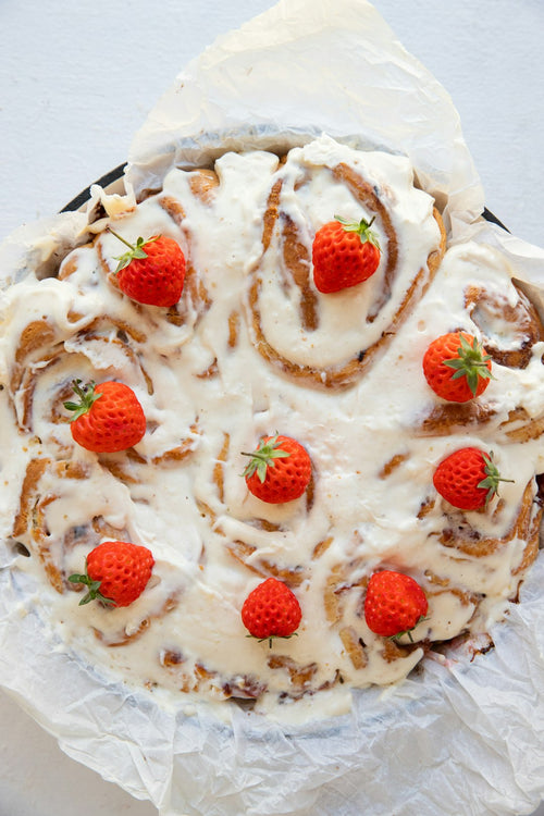 Roasted Omakase Berry Cinnamon Rolls
