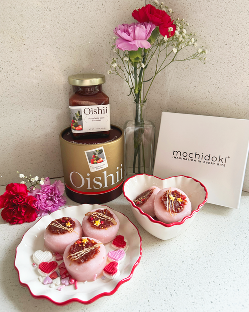 Oishii + Mochidoki: Strawberry Yuzu Delight