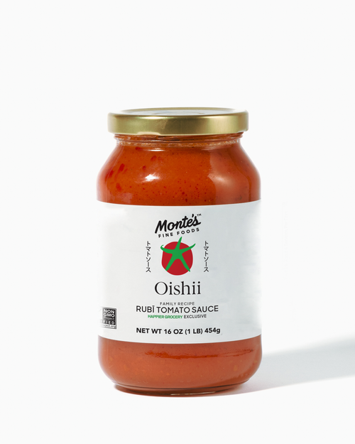 Oishii + Monte's: Rubī Tomato Sauce