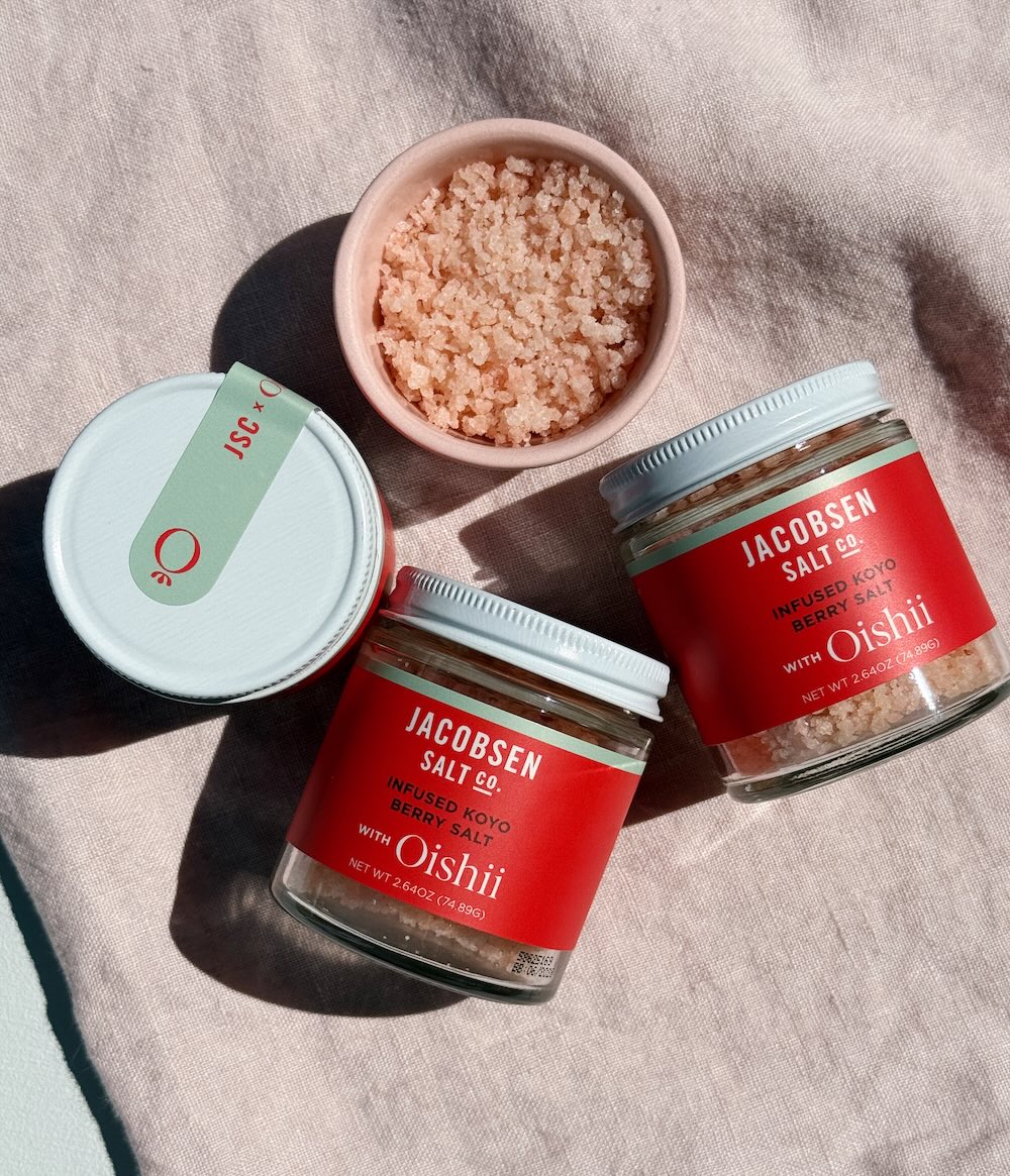 Oishii + Jacobsen Salt Co: Infused Koyo Berry Salt