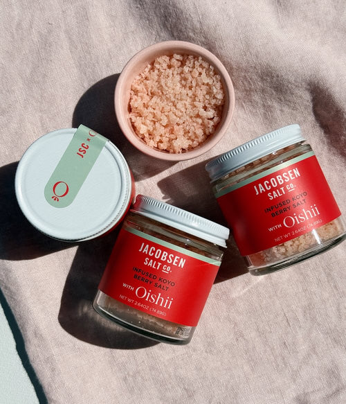 Oishii + Jacobsen Salt Co: Infused Koyo Berry Salt