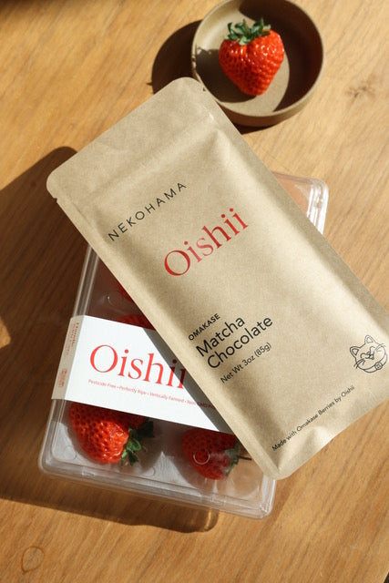 Oishii + Nekohama Omakase Matcha Chocolate