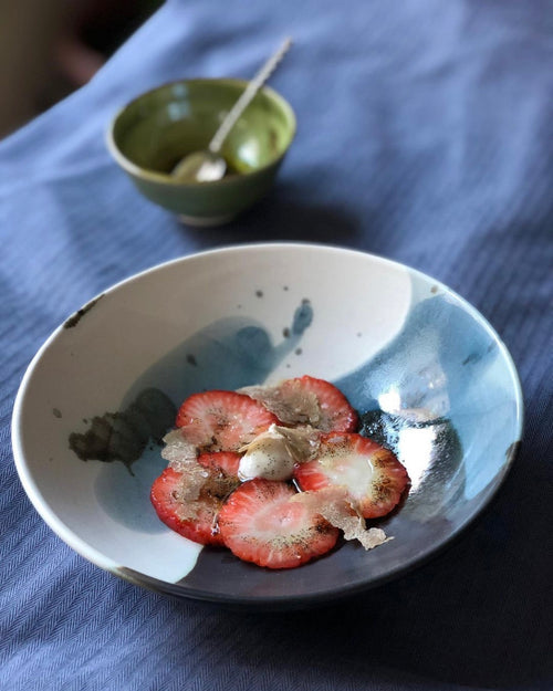 Omakase Berry and Alba Truffle Carpaccio