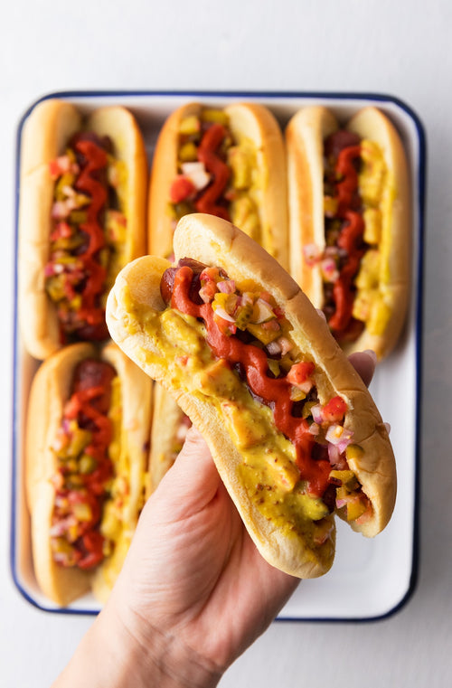 Oishii Berry Hot Dog Condiments
